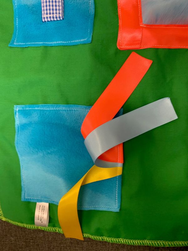 Fikleteppe grønn - Taktil sanseteppe demens