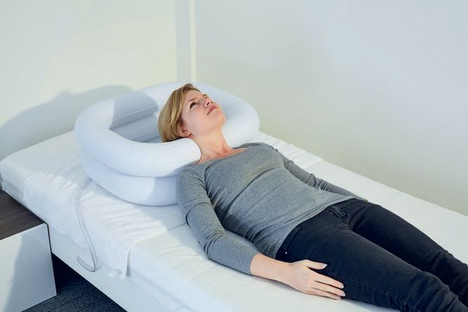 Hovedbilde Hårvask i seng