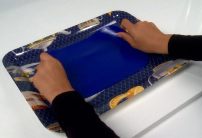 Sklikke 35x25cm blå