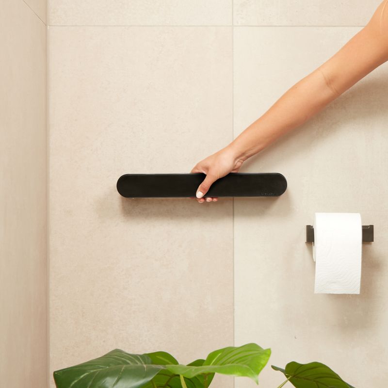 Støttehåndtak Elegant matt svart