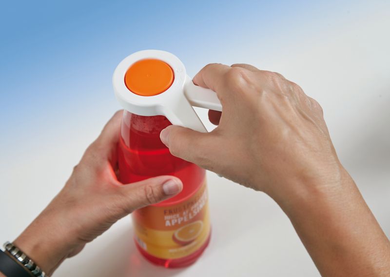 Ergonomisk skrukorkåpner